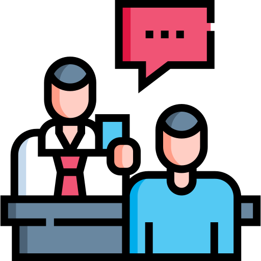 Icon für persönlichen Direktsupport